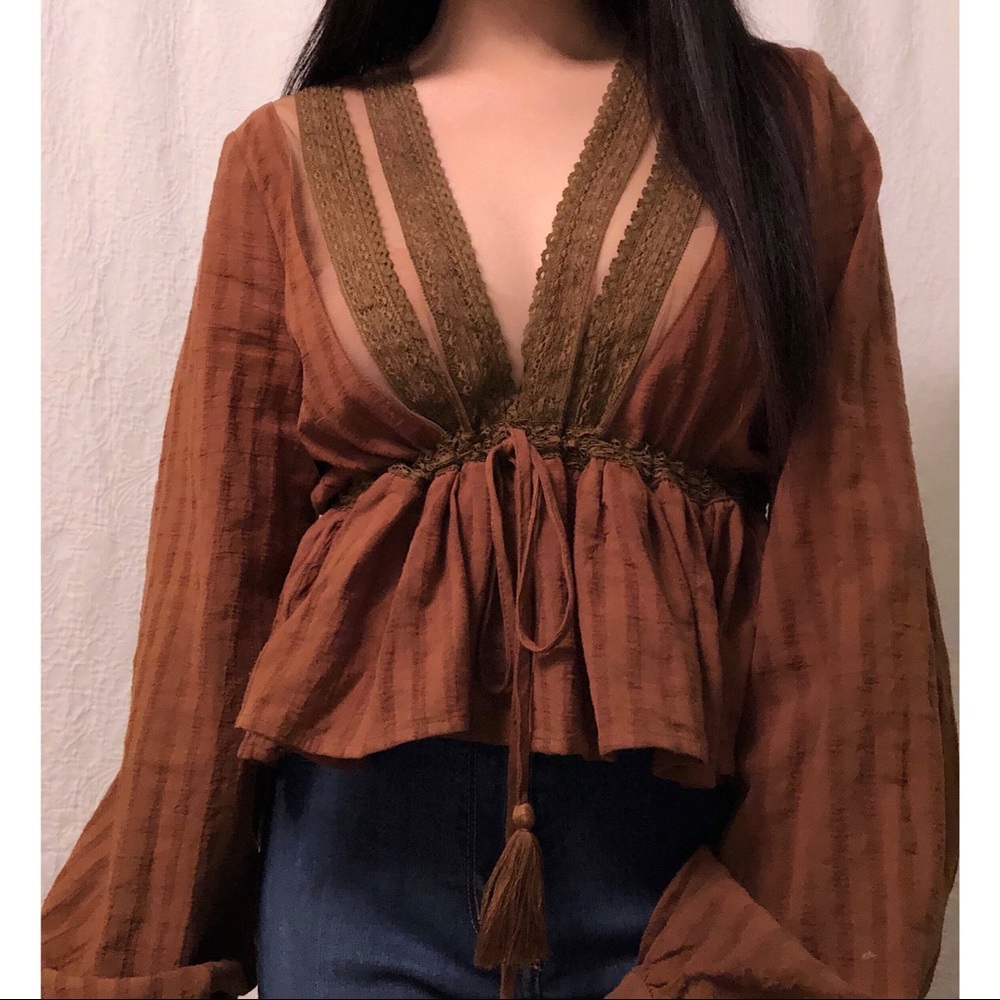 storia brown top